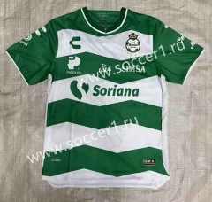 (S-3XL) 2023-2024 Santos FC Home White&Green Thailand Soccer Jersey AAA-912