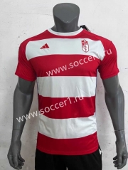 2023-2024 Granada CF Home Red&White Stripes Thailand Soccer Jersey AAA-416
