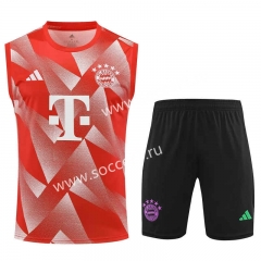 2023-2024 Bayern München Orange Soccer Vest Uniform-418