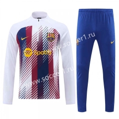 2023-2024 Barcelona Printing Thailand Soccer Tracksuit -4627