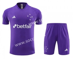 2023-2024 Cruzeiro EC Purple Soccer Uniform -4627
