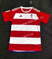 2023-2024 Granada CF Home Red&White Stripes Thailand Soccer Jersey AAA-416