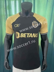 2023-2024 Sporting Clube de Portugal Black Thailand Soccer Jersey AAA-305