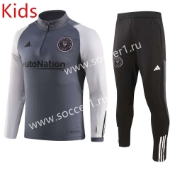 2023-2024 Inter Miami CF Grey Kids/Youth Tracksuit -GDP