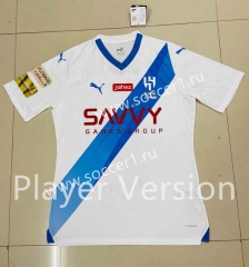 Player Version 2023-2024 Al Hilal SFC Away White Thailand Soccer Jersey AAA-5925