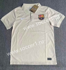 2023-2024 Barcelona Khaki Thailand Polo Shirt-709