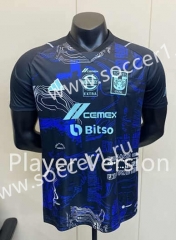 Player Version 2023-2024 Tigres UANL Black Thailand Soccer Jersey AAA-5698