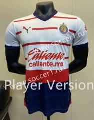 (S-3XL) Player Version 2023-2024 Deportivo Guadalajara Away White Thailand Soccer Jersey AAA-5698