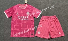 2023-2024 Paris SG Pink Soccer Uniform-9070