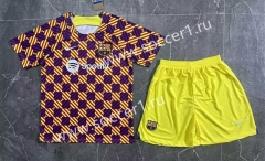 2023-2024 Barcelona Blue&Yellow Soccer Uniform-9070