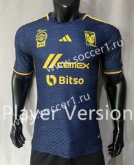 Player Version 2023-2024 Correct Version Tigres UANL Away Royal Blue Thailand Soccer Jersey AAA-4691