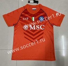 (S-4XL) 2023-2024 Napoli Goalkeeper Orange Thailand Soccer Jersey-0485