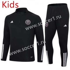 2023-2024 Miami FC Black Kids/Youth Soccer Tracksuit-411