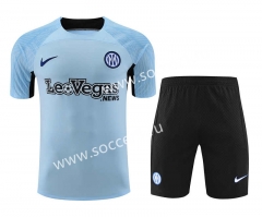 2023-2024 Inter Milan Light Blue Thailand Soccer Uniform-418