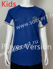 (Without Shorts) Player Version 2023-2024 Chelsea Home Blue Thailand Kids/Youth Soccer jersey-SJ