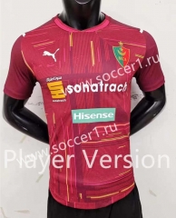 Player Version 2023-2024 Mouloudia Club d'Alger Red Thailand Soccer Jersey AAA-9926