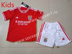 2023-2024 Benfica Home Red Kids/Youth Soccer Uniform-507
