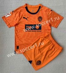 2023-2024 Valencia 2nd Away Orange Soccer Unifrom-AY