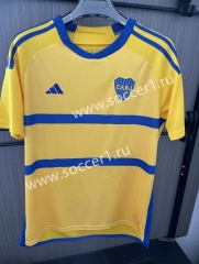 (S-4XL) 2023-2024 Boca Juniors 2nd Away Yellow Thailand Soccer Jersey AAA-422