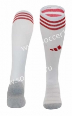 2023-2024 Benfica 2nd Away White Soccer Socks