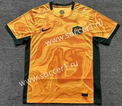 2023-2024 Australia Home Yellow Thailand Soccer Jersey AAA-4627
