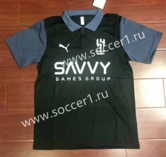 2023-2024 Al-Hilal SFC Black Thailand Polo Shirt-2282