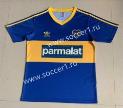 Retro Version 1992 Boca Juniors Home Blue Thailand Soccer Jersey AAA-2882