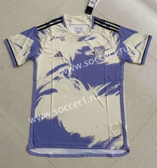 (S-4XL) 2023-2024 Tigres UANL 2nd Away White&Purple Thailand Soccer Jersey AAA-818