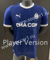 Player Version 2023-2024 Olympique de Marseille Away Blue Thailand Soccer Jersey AAA-518