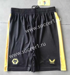2023-2024 Wolverhampton Wanderers Home Black Thailand Soccer Shorts-2886