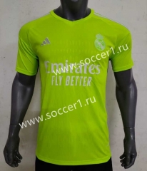2023-2024 Real Madrid Goalkeeper Fluorescent Green Thailand Soccer Jersey AAA-416