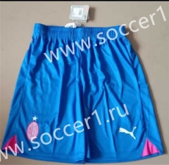 2023-2024 AC Milan 2nd Away Blue Thailand Soccer Shorts