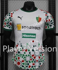 Player Version 2023-2024 Mouloudia Club d'Alger White Thailand Soccer Jersey AAA-888