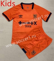 2023-2024 Ipswich Town Away Orange Kid/Youth Soccer Uniform-AY