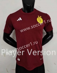 Player Version 2023-2024 Algeria Date Red Thailand Soccer Jersey AAA-9926