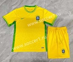 2023-2024 Brazil Yellow Soccer Uniform-709