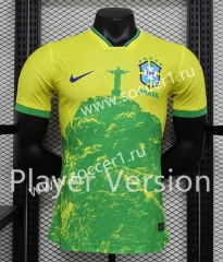 Player Version 2023-2024 Brazil Yellow Thailand Soccer Jersey AAA-888