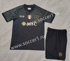 2023-2024 Napoli Black Soccer Uniform-709