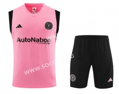 2023-2024 Inter Miami FC Pink Thiland Soccer Vest Uniform-4627