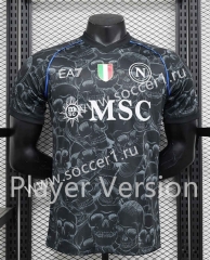 Player Version 2023-2024 Halloween Napoli Black Thailand Soccer Jersey AAA-888
