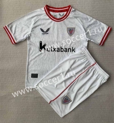 2023-2024 Athletic Bilbao 2nd Away White Soccer Unifrom-AY