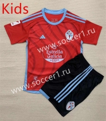 2023-2024 Celta de Vigo Away Red Kids/Youth Soccer Uniform-AY
