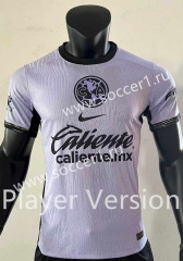 Player Version 2023-2024 Club America 2nd Away Purple Thailand Soccer Jersey AAA-SJ