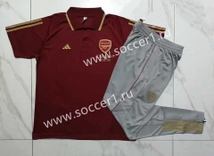 2023-2024 Arsenal Date Red Thailand Polo Uniform-815
