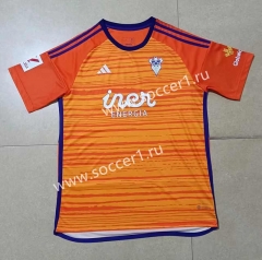 2023-2024 Albacete Balompié 2nd Away Orange Thailand Soccer Jersey AAA-7T
