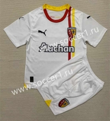2023-2024 RC Lens 2nd Away White Soccer Uniform-AY