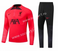 (S-3XL) 2023-2024 Liverpool Red Thailand Soccer Tracksuit-GDP