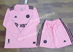 2023-2024 Inter Miami CF Home Pink LS Soccer Uniform-709