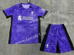 2023-2024 Liverpool Away Purple Soccer Uniform-1506