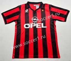 Retro Version 88-99 AC Milan Home Red&Black Thailand Soccer Jersey AAA-7568